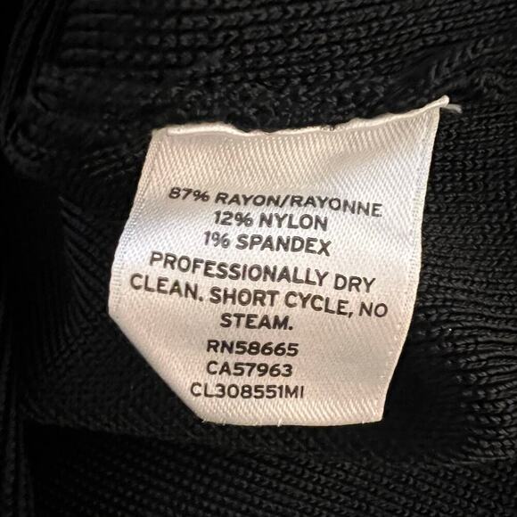 classiques entier By Nordstrom Women XL Heavy Ponte Ribbed Stretch Crop Jacket - Picture 8 of 9